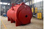 Котел паровой 1.2 тонны 170 С на газе промышленный
