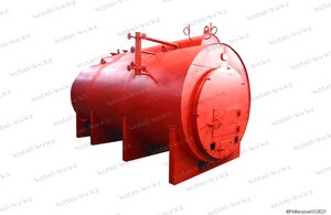 Паровой котел 1200 кг 115 С на дровах Котел паровой 1200 кг 115 С на дровах
