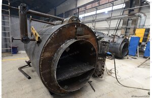 Изготовление угольного парового котла 300 кг в час температура пара 115 С Угольный паровой котел 300 кг в час температура пара 115 С изготовление